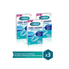 Corega Proguard Retainer 3x30 Temizleyici Tablet