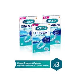 Corega Proguard Retainer 3x30 Temizleyici Tablet