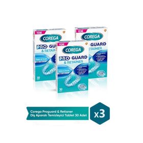 Corega Proguard Retainer 3x30 Temizleyici Tablet