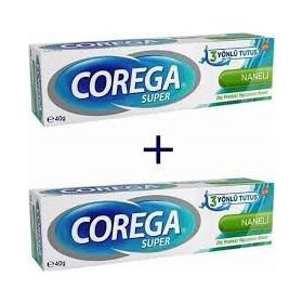 Corega Super Naneli 2'lü Diş Protezi Yapıştırıcı Krem