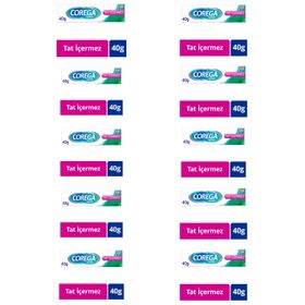 Corega Super Tat İçermez 10x40 gr Diş Protezi Yapıştırıcı Krem