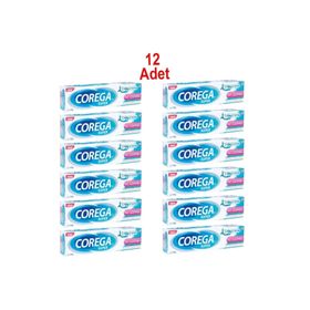 Corega Super Tat İçermez 12x40 gr Diş Protezi Yapıştırıcı Krem