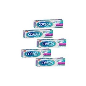 Corega Super Tat İçermez 5x40 gr Diş Protezi Yapıştırıcı Krem