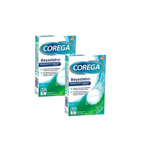 Corega Temizleyici Beyazlatıcı 2x30 Tablet