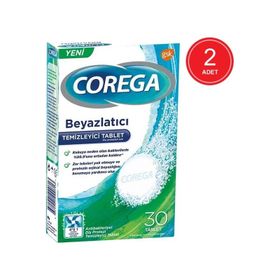 Corega Temizleyici Beyazlatıcı 2x30 Tablet