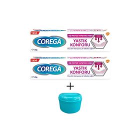 Corega Yastık Konforu 2x40 gr Diş Protezi Yapıştırıcı Krem