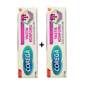 Corega Yastık Konforu 2x40 gr Diş Protezi Yapıştırıcı Krem