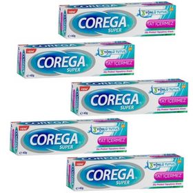 Corega Yastık Konforu 5x40 gr Diş Protezi Yapıştırıcı Krem