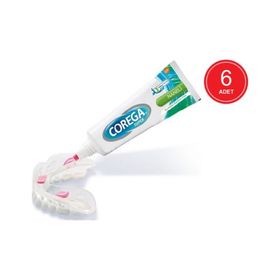 Corega Yastık Konforu 6x40 gr Diş Protezi Yapıştırıcı Krem