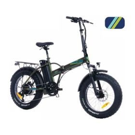 Corelli Broster Valco Fat Bike 42 cm MD 20 Jant 7 Vites Metalik Mavi Elektrikli Katlanır Bisiklet