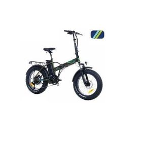 Corelli Broster Valco Fat Bike 42 cm MD 20 Jant 7 Vites Metalik Mavi Elektrikli Katlanır Bisiklet