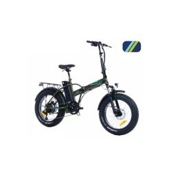Corelli Broster Valco Fat Bike 42 cm MD 20 Jant 7 Vites Metalik Mavi Elektrikli Katlanır Bisiklet