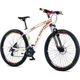 Corelli Dusty 2.0 HD Fren Shimano 21 Vites 26 Jant Beyaz Yeşil Kırmızı 20 Kadro Dağ Bisikleti