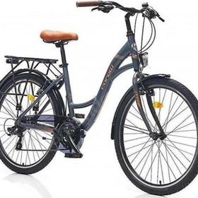 Corelli Glowie 410H V 24 Jant 21 Vites Mat Gri Kahve Kadın Şehir Bisikleti