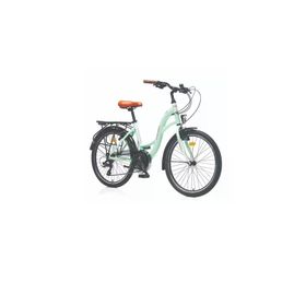 Corelli Glowie 510H V 28 Jant 21 Vites Mint Yeşil Kahve Kadın Şehir Bisikleti