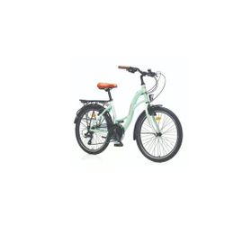 Corelli Glowie 510H V 28 Jant 21 Vites Mint Yeşil Kahve Kadın Şehir Bisikleti