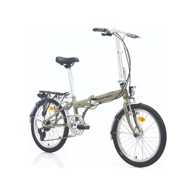 Corelli Just 1.0 V Fren Altus 8 Vites 20 Jant Mat Yeşil Kahve Katlanır Bisiklet