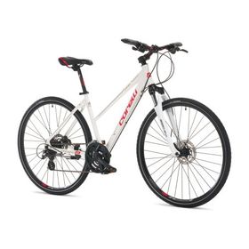 Corelli Like 2.0 HD Fren Altus 24 Vites 28 Jant Beyaz Kırmızı 18 Kadro Kadın Şehir Tur Bisikleti