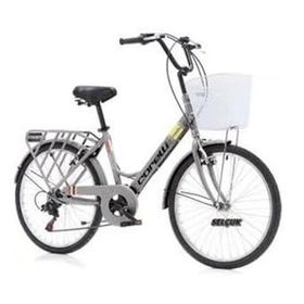 Corelli Squab 408H V 24 Jant 6 Vites Antrasit Gri Kadın Şehir Bisikleti