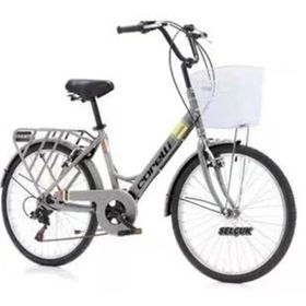 Corelli Squab 408H V 24 Jant 6 Vites Antrasit Gri Kadın Şehir Bisikleti