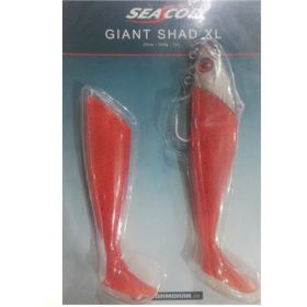 Cormoran Seacor Giant Shad XL Orange Pepper Silikon Balık Yemi