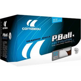 Cornilleau P-Ball ABS Evolution 1 Yıldız 72'li Beyaz Masa Tenisi Topu