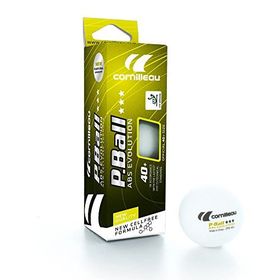 Cornilleau P-Ball ABS Evolution ITTF Onaylı 3 Yıldız 3'lü Beyaz Masa Tenisi Topu