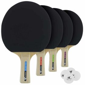 Cornilleau Sport Pack Quattro ITTF Onaylı 4 Adet Raket + 4 Adet Top Masa Tenisi Seti