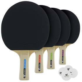 Cornilleau Sport Pack Quattro ITTF Onaylı 4 Adet Raket + 4 Adet Top Masa Tenisi Seti