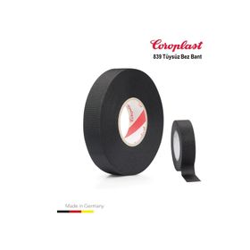 Coroplast 19 mm x 15 m Siyah Tüysüz Bez Bant