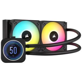 Corsair CW-9060074-WW iCUE H100I Elite LCD XT RGB 240 mm Intel AMD Uyumlu İşlemci Sıvı Soğutucu