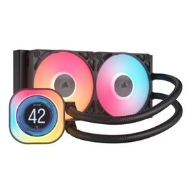 Corsair CW-9061022-WW Icue Link Titan 240 RX LCD 240 mm Radyatör RGB Aydınlatma Sıvı CPU Soğutucusu