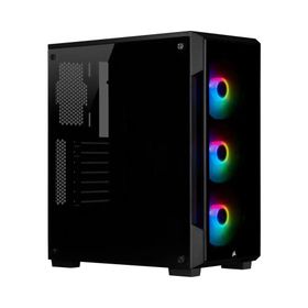 Corsair iCUE 220T CC-9011190-WW RGB Midi Dikey Tower Siyah Mini Bilgisayar Kasası