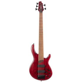 Cort 5 Telli Open Pore Burgundy Red B5 Element Opbr Bas Gitar