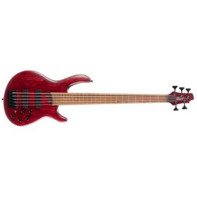 Cort 5 Telli Open Pore Burgundy Red B5 Element Opbr Bas Gitar