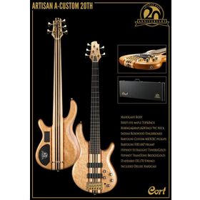 Cort A4 Custom 20THNAT Çantalı Bas Gitar