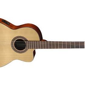 Cort AC120CEOPW Elektro Klasik Gitar