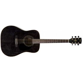 Cort AD880AB-TBK Desenli Siyah Akustik Gitar