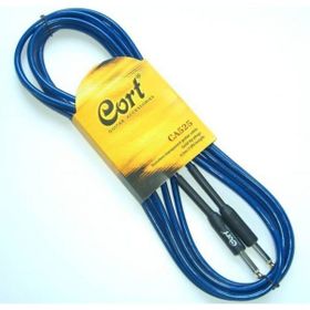 Cort CA525BL Noısless 5 mt Gürültüsüz Şeffaf Mavi Gitar Kablo