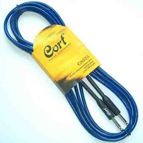 Cort CA525BL Noısless 5 mt Gürültüsüz Şeffaf Mavi Gitar Kablo