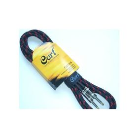 Cort CA526 BK Noısless 5 mt Gürültüsüz Siyah/Gold Gitar Kablo