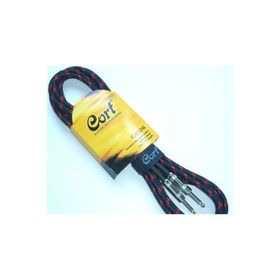 Cort CA526 BK Noısless 5 mt Gürültüsüz Siyah/Gold Gitar Kablo