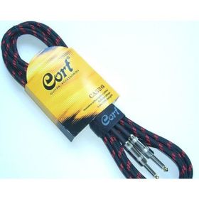 Cort CA526 BK Noısless 5 mt Gürültüsüz Siyah/Gold Gitar Kablo