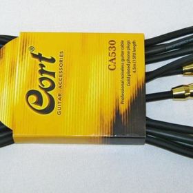Cort CA530 BK Noısless 4.5 mt Gürültüsüz Siyah Gitar Kablo