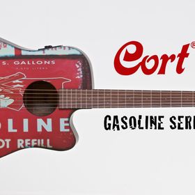 Cort CE304T W Siyah Satin Elektro Akustik Gitar