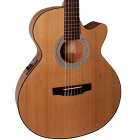 Cort CEC1 OP Open Natural Elektro Klasik Gitar