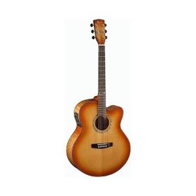 Cort CJ7X-LVB Light Vintage Burst Elektro Akustik Gitar