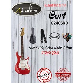 Cort Duncan Dizayn G240SRD Scarlet Kırmızısı Elektro Gitar