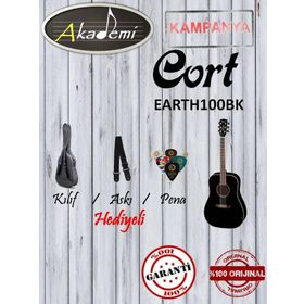 Cort Earth 100-BK Akustik Gitar