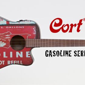 Cort Gasoline 2-BKS Elektro Akustik Gitar
